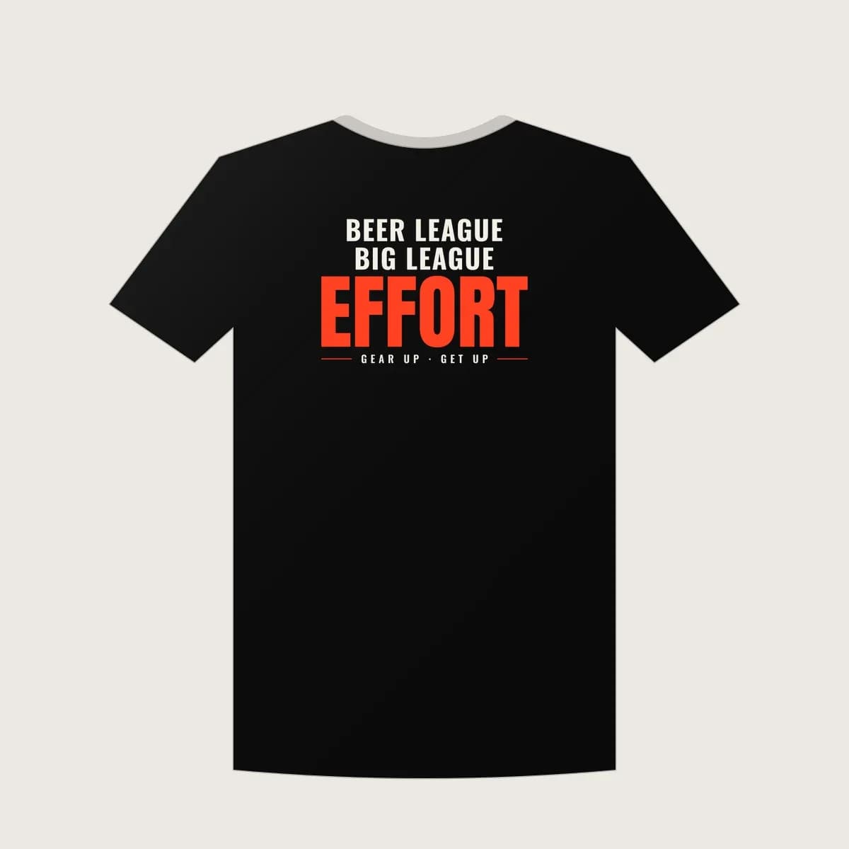 Beer League, Big League Effort Classic Tee in Black
