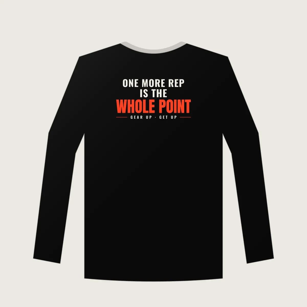 One More Rep Is the Whole Point Crewneck in Black