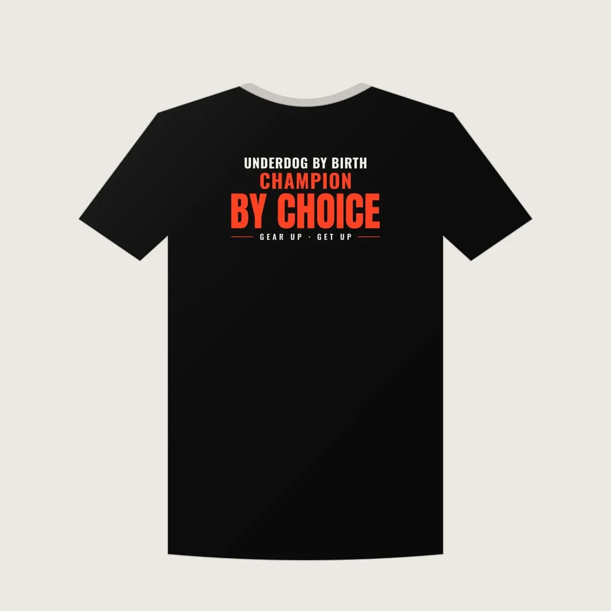 Underdog by Birth, Champion by Choice Classic Tee in Black