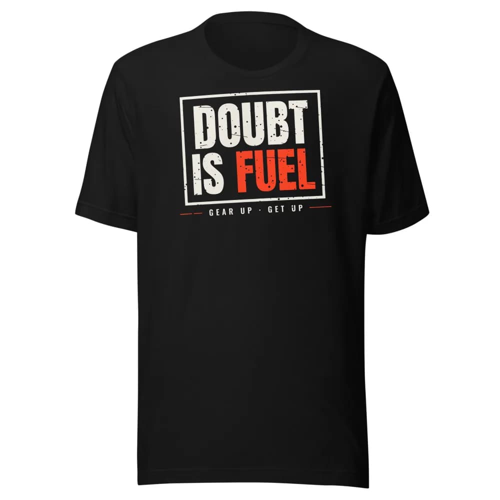 Doubt Is Fuel Classic Tee in Black