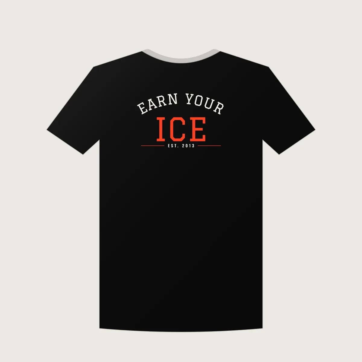 Earn Your Ice Classic Tee in Black