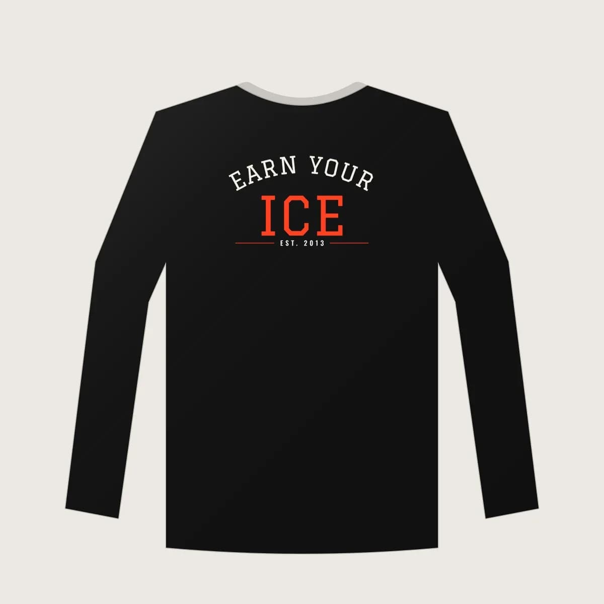 Earn Your Ice Long Sleeve in Black
