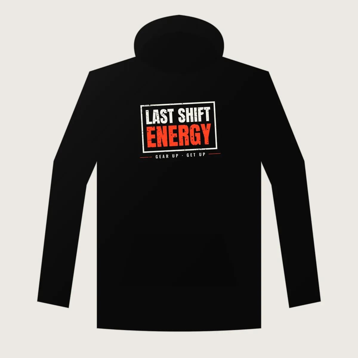 Last Shift Energy Heavyweight Hoodie in Black